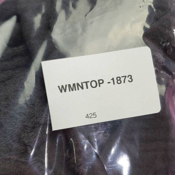 Zenana Small/Medium Gray Woffle knit Top - Picture 8 of 8